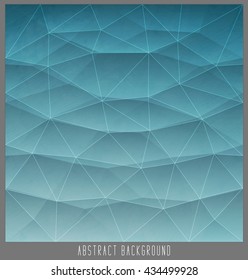 Abstract geometric polygon facet background mosaic made by triangles. Vector illustration, eps10