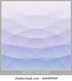 Abstract geometric polygon facet background mosaic made by triangles. Vector illustration, eps10