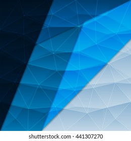 Abstract geometric polygon facet background mosaic.