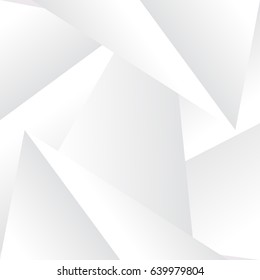 abstract Geometric polygon white background