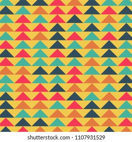 Abstract geometric polygonal background with colored triangles. Can be used as poster, banner, border, background, Wallpaper, card, print and etc. Eps10 vector.