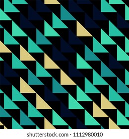 Abstract geometric polygonal background with colored triangles. Can be used as poster, banner, border, background, Wallpaper, card, print and etc. Eps10 vector.