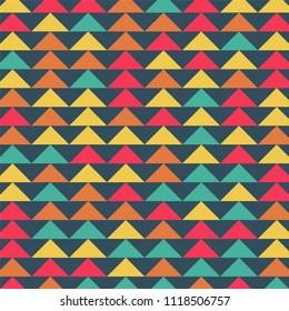 Abstract geometric polygonal background with colored triangles. Can be used as poster, banner, border, background, Wallpaper, card, print and etc. Eps10 vector.