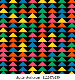 Abstract geometric polygonal background with colored triangles. Can be used as poster, banner, border, background, Wallpaper, card, print and etc. Eps10 vector.