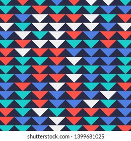 Abstract geometric polygonal background with colored triangles. Can be used as poster, banner, border, background, Wallpaper, card, print and etc. Eps10 vector.
