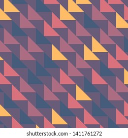 Abstract geometric polygonal background with colored triangles. Can be used as poster, banner, border, background, Wallpaper, card, print and etc. Eps10 vector.