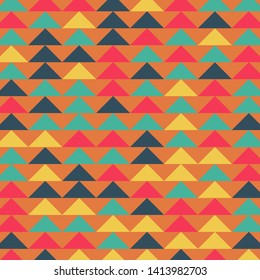 Abstract geometric polygonal background with colored triangles. Can be used as poster, banner, border, background, Wallpaper, card, print and etc. Eps10 vector.