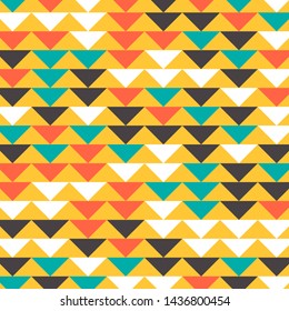 Abstract geometric polygonal background with colored triangles. Can be used as poster, banner, border, background, Wallpaper, card, print and etc. Eps10 vector.