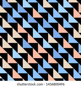 Abstract geometric polygonal background with colored triangles. Can be used as poster, banner, border, background, Wallpaper, card, print and etc. Eps10 vector.