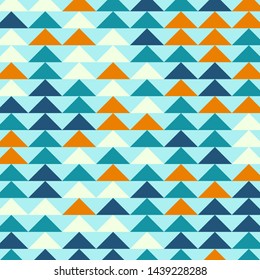 Abstract geometric polygonal background with colored triangles. Can be used as poster, banner, border, background, Wallpaper, card, print and etc. Eps10 vector.