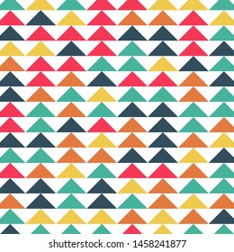 Abstract geometric polygonal background with colored triangles. Can be used as poster, banner, border, background, Wallpaper, card, print and etc. Eps10 vector.