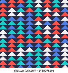 Abstract geometric polygonal background with colored triangles. Can be used as poster, banner, border, background, Wallpaper, card, print and etc. Eps10 vector.