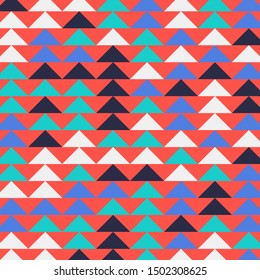 Abstract geometric polygonal background with colored triangles. Can be used as poster, banner, border, background, Wallpaper, card, print and etc. Eps10 vector.