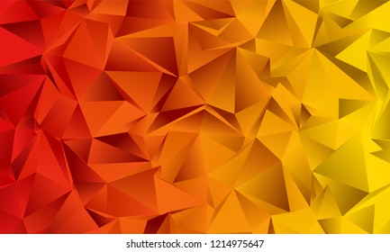 Abstract geometric polygonal background composed of triangles. Vector illustration.