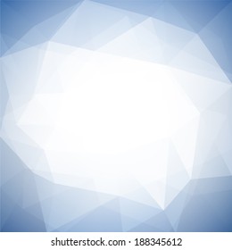 Abstract geometric polygonal background composed of triangles. Vector illustration. 