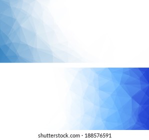 Abstract geometric polygonal background composed of triangles. Vector illustration.  