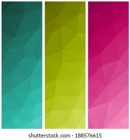 Abstract geometric polygonal background composed of triangles. Vector illustration. 