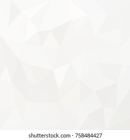 Abstract geometric polygonal background with mesh of triangles for your design. White texture. Paper texture. Trend.
