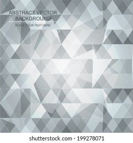 Abstract geometric polygonal background/design with place for your content