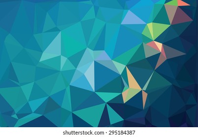 Abstract Geometric Polygonal flower