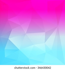 Abstract geometric polygonal gradient background, vector illustration