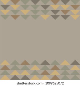 Abstract geometric polygonal pattern with colored triangles. Can be used as poster, banner, border, background, Wallpaper, card, print and etc. Eps10 vector.