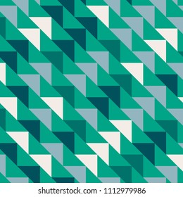 Abstract geometric polygonal pattern with colored triangles. Can be used as poster, banner, border, background, Wallpaper, card, print and etc. Eps10 vector.