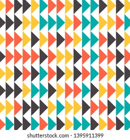 Abstract geometric polygonal pattern with colored triangles. Can be used as poster, banner, border, background, Wallpaper, card, print and etc. Eps10 vector.