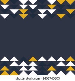 Abstract geometric polygonal pattern with colored triangles. Can be used as poster, banner, border, background, Wallpaper, card, print and etc. Eps10 vector.