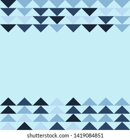 Abstract geometric polygonal pattern with colored triangles. Can be used as poster, banner, border, background, Wallpaper, card, print and etc. Eps10 vector.
