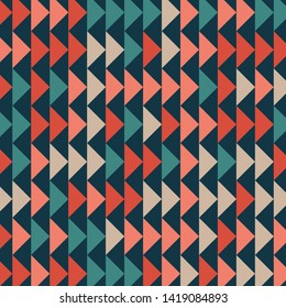 Abstract geometric polygonal pattern with colored triangles. Can be used as poster, banner, border, background, Wallpaper, card, print and etc. Eps10 vector.