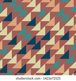 Abstract geometric polygonal pattern with colored triangles. Can be used as poster, banner, border, background, Wallpaper, card, print and etc. Eps10 vector.