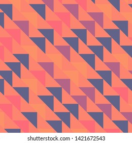 Abstract geometric polygonal pattern with colored triangles. Can be used as poster, banner, border, background, Wallpaper, card, print and etc. Eps10 vector.
