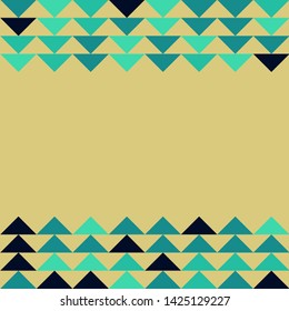 Abstract geometric polygonal pattern with colored triangles. Can be used as poster, banner, border, background, Wallpaper, card, print and etc. Eps10 vector.