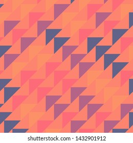 Abstract geometric polygonal pattern with colored triangles. Can be used as poster, banner, border, background, Wallpaper, card, print and etc. Eps10 vector.
