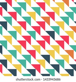 Abstract geometric polygonal pattern with colored triangles. Can be used as poster, banner, border, background, Wallpaper, card, print and etc. Eps10 vector.