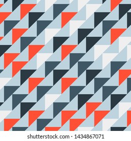 Abstract geometric polygonal pattern with colored triangles. Can be used as poster, banner, border, background, Wallpaper, card, print and etc. Eps10 vector.