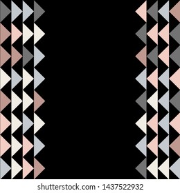 Abstract geometric polygonal pattern with colored triangles. Can be used as poster, banner, border, background, Wallpaper, card, print and etc. Eps10 vector.