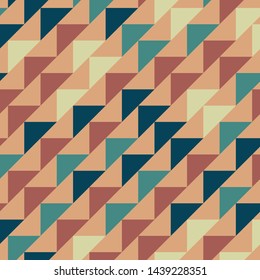 Abstract geometric polygonal pattern with colored triangles. Can be used as poster, banner, border, background, Wallpaper, card, print and etc. Eps10 vector.