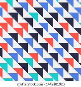 Abstract geometric polygonal pattern with colored triangles. Can be used as poster, banner, border, background, Wallpaper, card, print and etc. Eps10 vector.