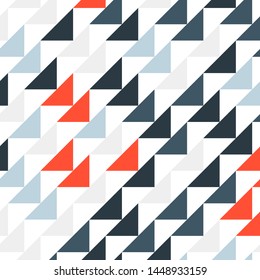Abstract geometric polygonal pattern with colored triangles. Can be used as poster, banner, border, background, Wallpaper, card, print and etc. Eps10 vector.
