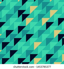 Abstract geometric polygonal pattern with colored triangles. Can be used as poster, banner, border, background, Wallpaper, card, print and etc. Eps10 vector.