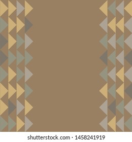 Abstract geometric polygonal pattern with colored triangles. Can be used as poster, banner, border, background, Wallpaper, card, print and etc. Eps10 vector.