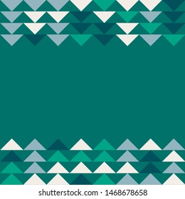 Abstract geometric polygonal pattern with colored triangles. Can be used as poster, banner, border, background, Wallpaper, card, print and etc. Eps10 vector.