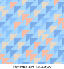 Abstract geometric polygonal pattern with colored triangles. Can be used as poster, banner, border, background, Wallpaper, card, print and etc. Eps10 vector.