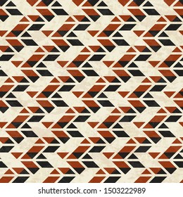 abstract geometric polygonal pattern with texture, seamless vector illustration