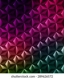 Abstract geometric polygonal shiny background for cover, poster, web design