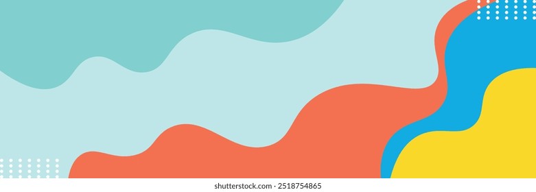 Abstract geometric pop art background with wave pattern. Vector pattern. overlay geometric design of trendy Memphis 80s-90s style