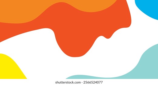 Abstract geometric pop art background with wave pattern. Vector pattern. EPS 10