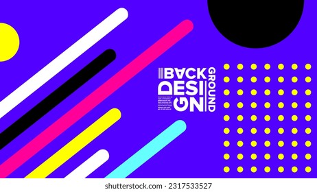 abstract geometric poster background. trendy cover style. geometry graphic and geoemetrical pattern design